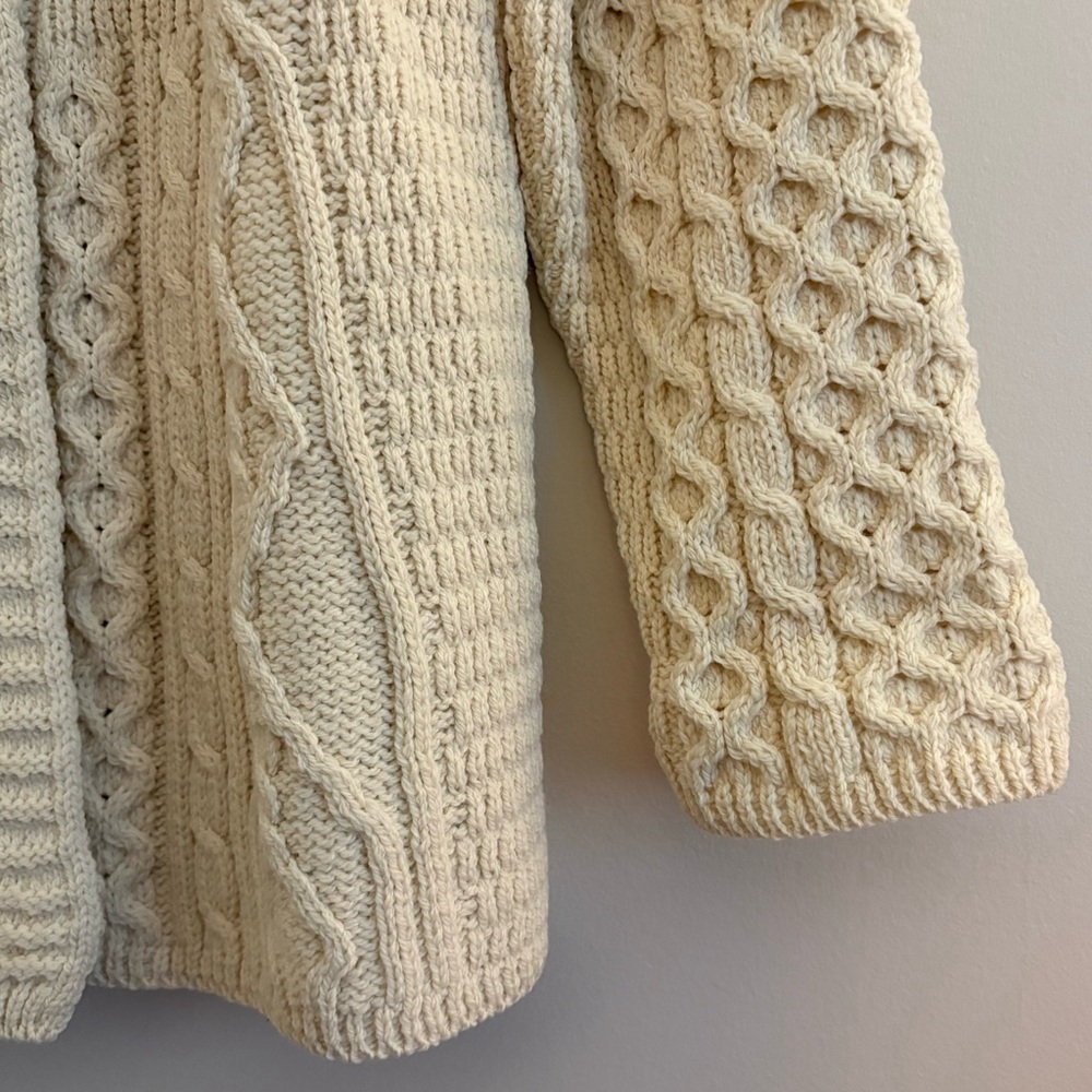 100% merino wool a-line cardigan - Picture 6 of 9